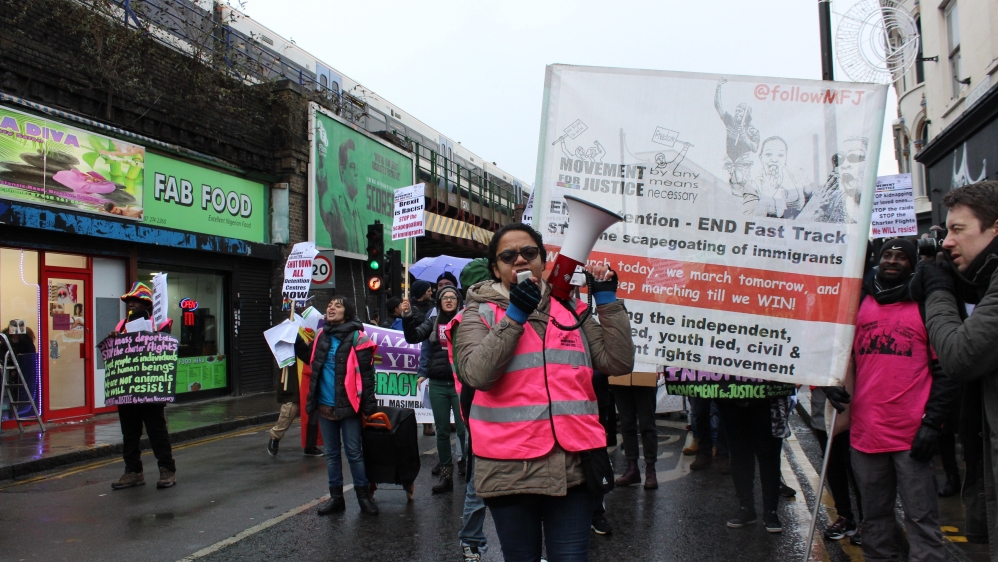  The secretive nature of charter flights makes it difficult for lawyers and campaigners to take action [Amy Hall/Al Jazeera]