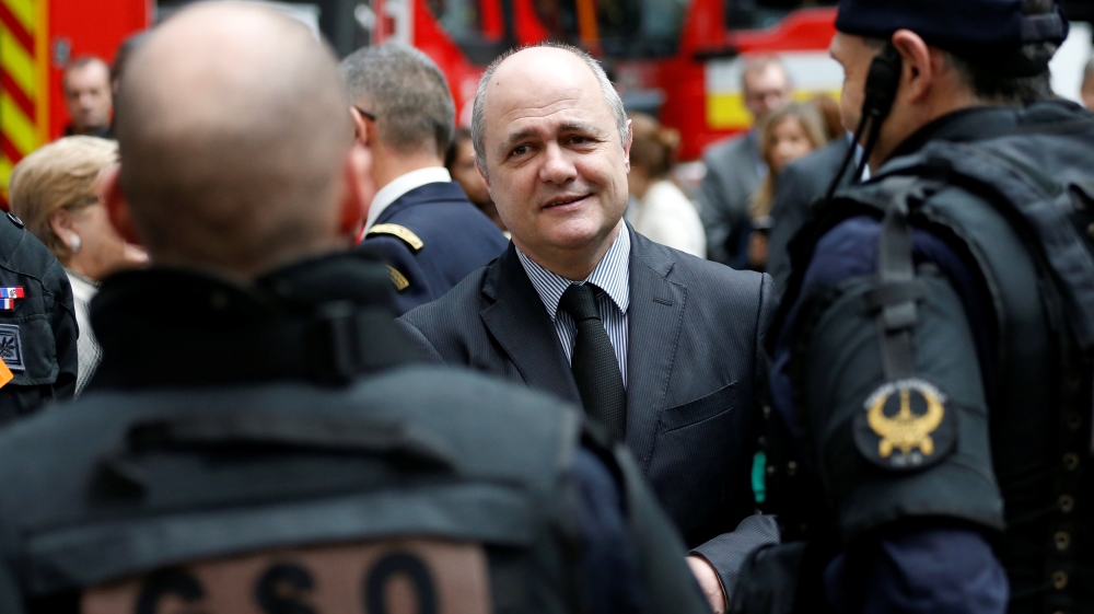 French Minister of the Interior Bruno Le Roux says the authorities pursue only those cases where they believe there is a violation of the law [Francois Lenoir/Reuters]