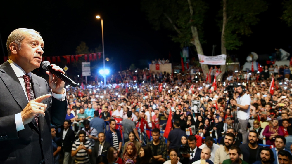 Erdogan became Turkey's first president to be elected by popular vote in 2014 [EPA]