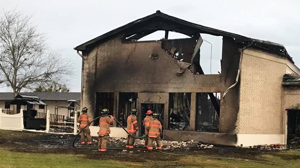 In January, a mosque burned in Victoria, Texas, and Americans raised more than one million dollars for rebuilding [Courtesy of Islamic Center of Victoria]