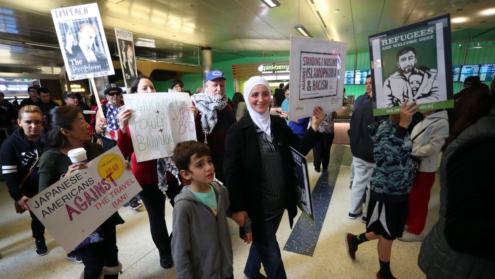 Federal judge halts President Trump''s ''Muslim ban'' executive order