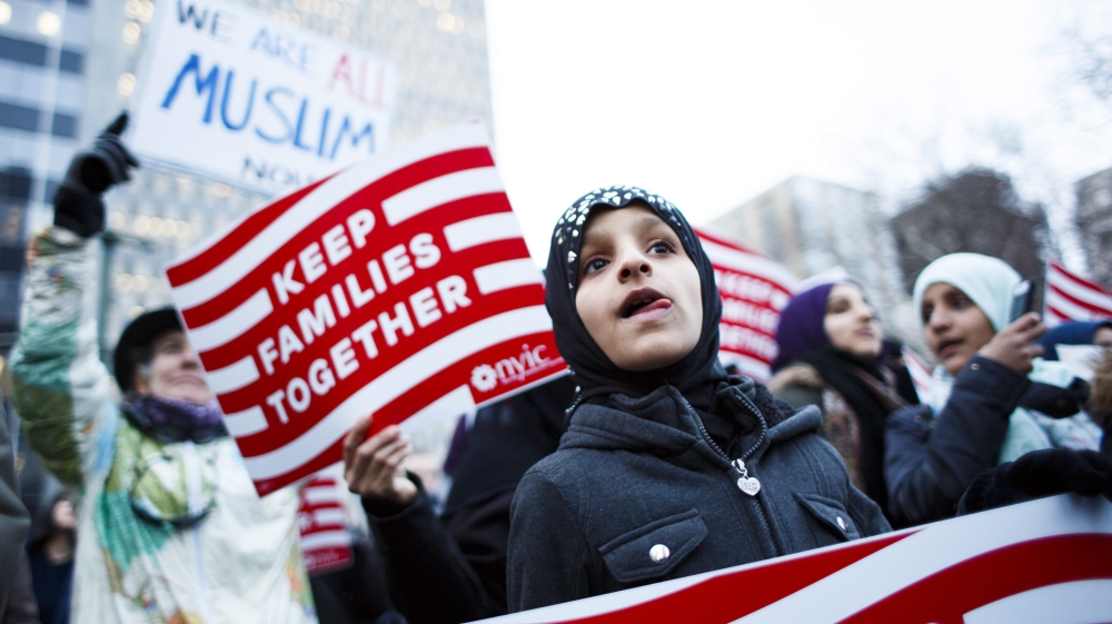 Rally Against President Trump''s Immigration Ban