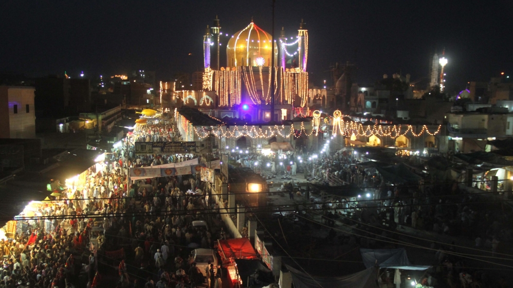 File: The shrine is busy on Thursdays as many come to worship and perform rituals [EPA]