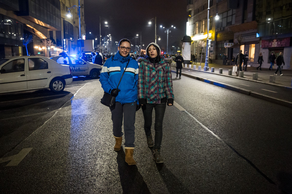 Protesters in Romania: this is our life/Please Do Not Use