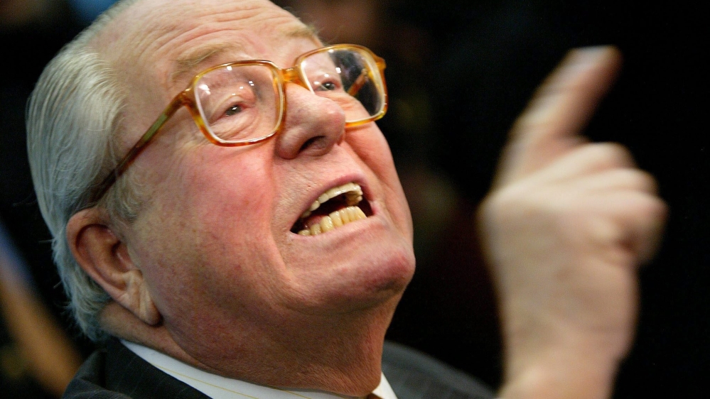 Jean-Marie Le Pen, former leader of the far-right National Front, fined 30,000 euro for Holocaust remarks