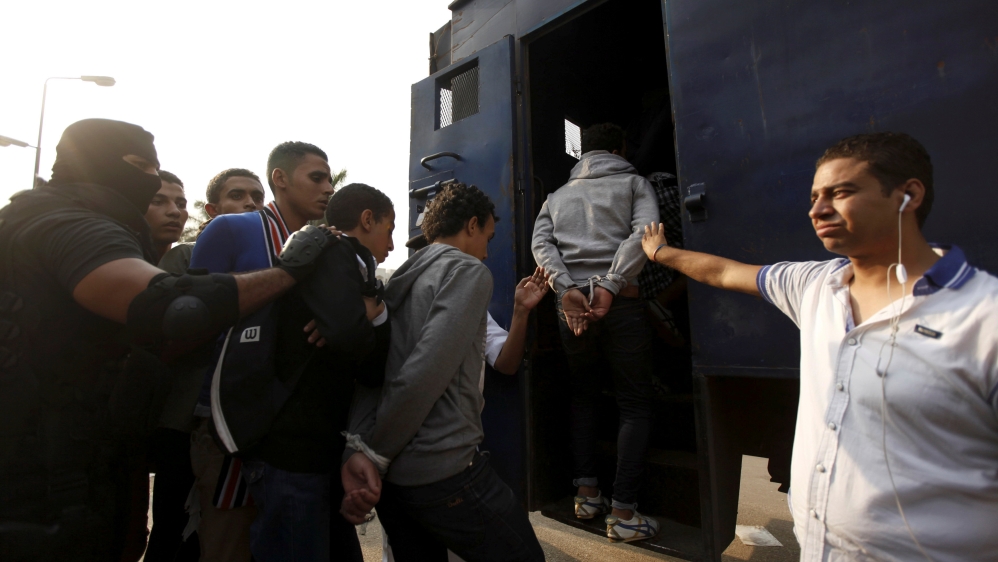 Police detain students at Al-Azhar University after student protests in Cairo