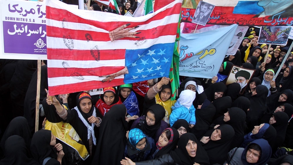 US protest - Iran