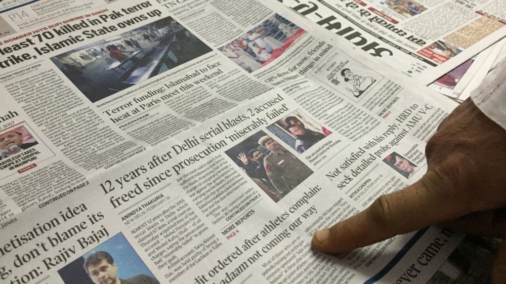 In the judgment that acquitted Shah, the court observed that 'the prosecution has failed to prove their guilt' [Sheikh Saaliq/Al Jazeera]