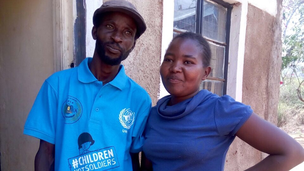 Dorcas Kiteng'e with her husband Daniel [Courtesy of Dorcas Kiteng'e's family]