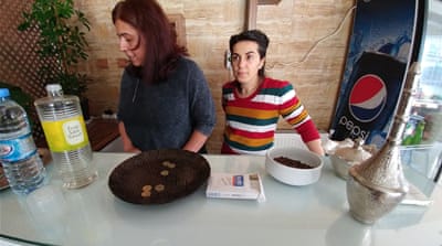 A pack of smuggled Bulgarian MMs lying around at a women-run restaurant in Diyarbakir [Mariya Petkova/Al Jazeera]