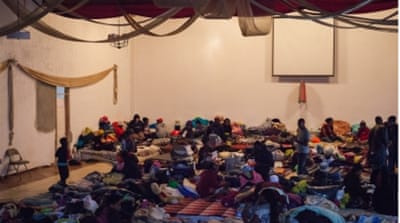 As President Trump seeks to tighten borders, more and more migrants hoping to reach the US have found themselves blocked at the border [Jessica Chou/Al Jazeera]