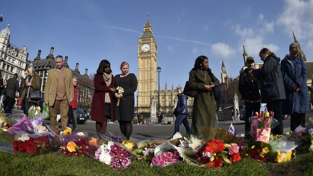 Aftermath of terror attack outside parliament in London