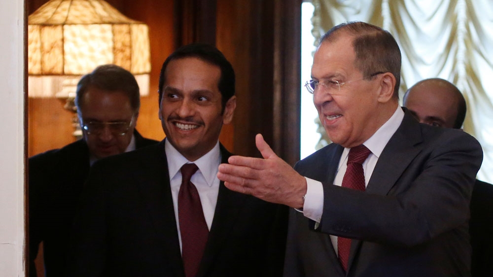 Qatar Russia foreign ministers