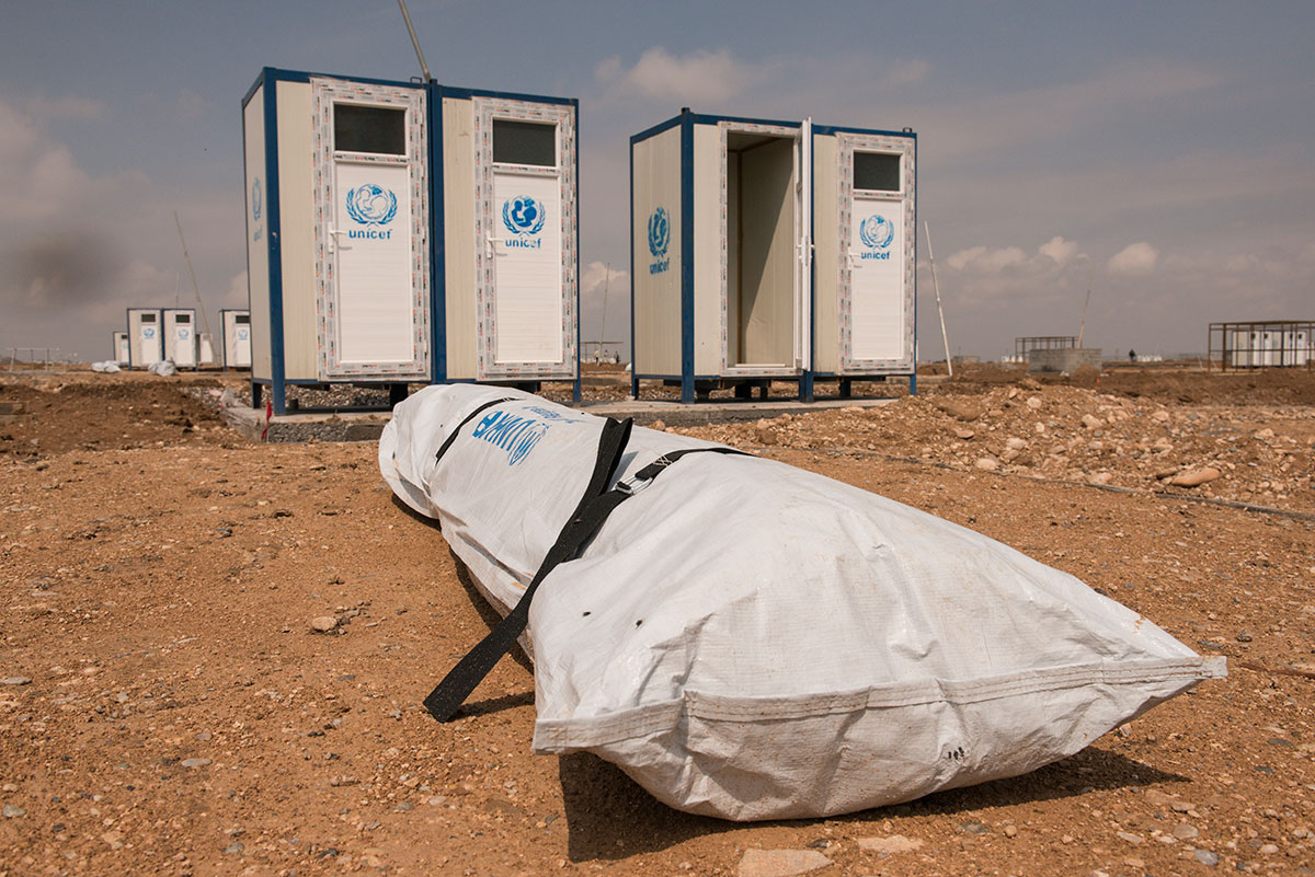 How displaced people in Iraq live/ Please Do Not Use