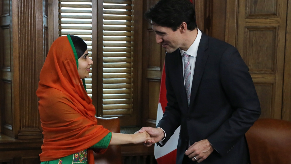 Malala Yousafzai made an honorary Canadian citizen