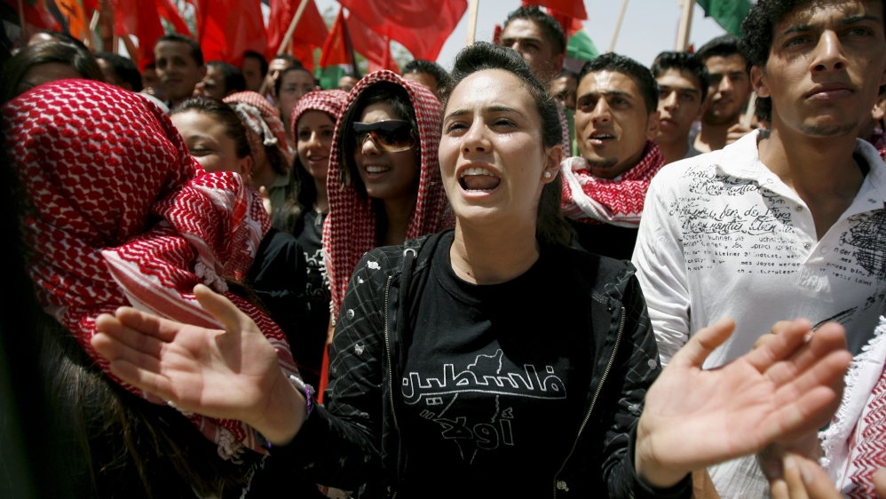 Student arrests tend to spike in advance of the annual student council elections in Birzeit University [Fadi Arouri/Reuters]