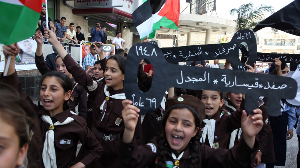 palestinians nakba
