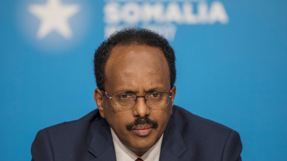 Mohamed Abdullahi Mohamed, President of Somalia, attends the London Somalia Conference'' at Lancaster House