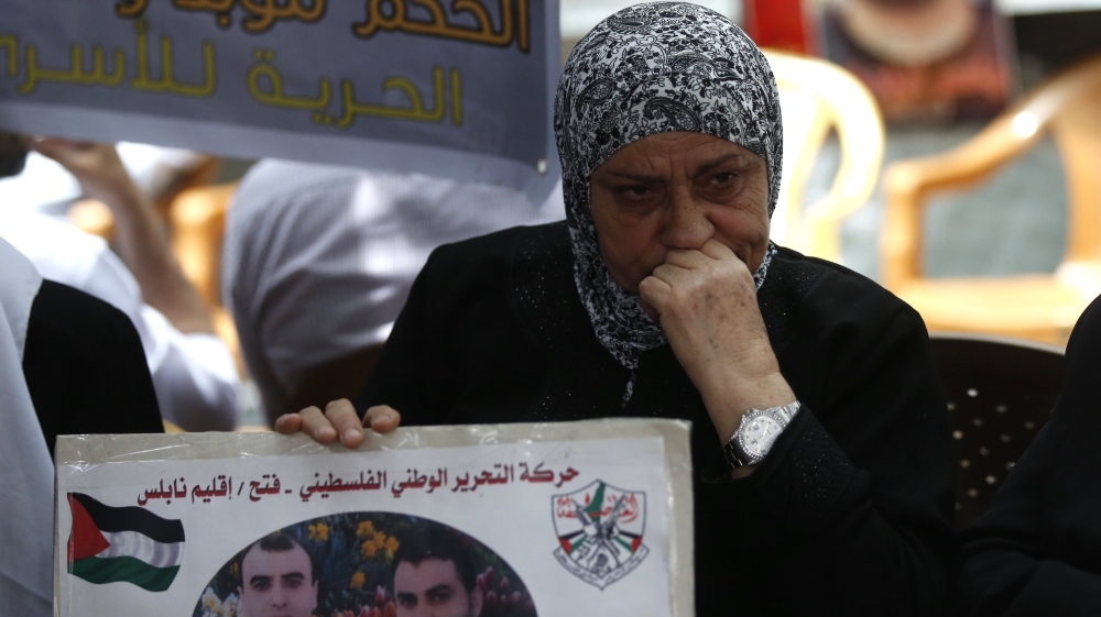 Protest in solidarity with Palestinian prisoners