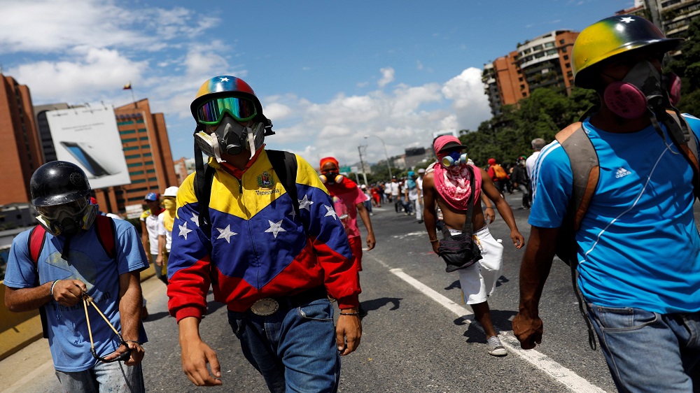 Caracas protests