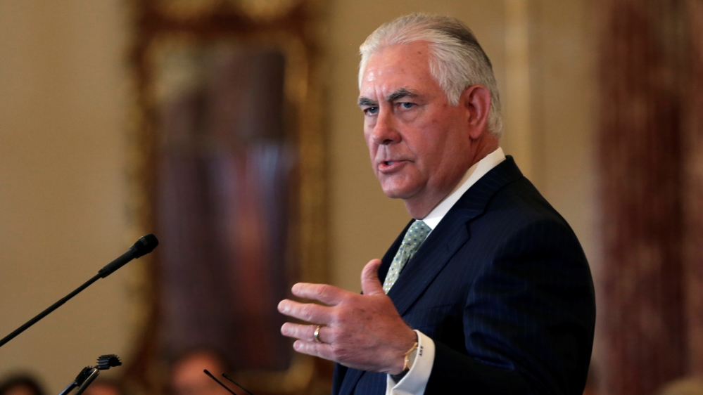 US Secretary of State Rex Tillerson