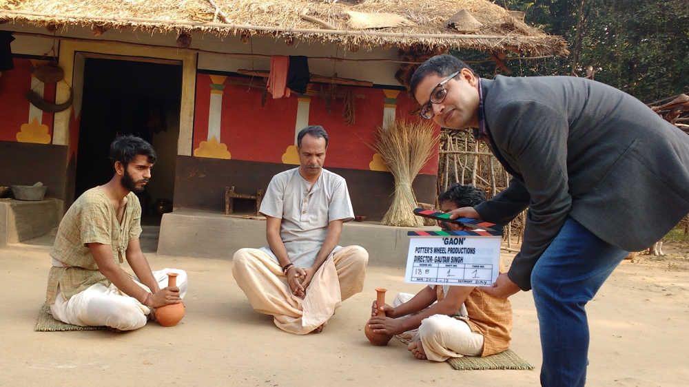 
His feature film 'Gaon' (The Village) is inspired by the true story of his village in Jharkhand, India [Al Jazeera] 