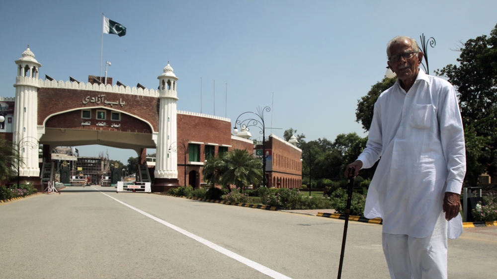 Khanna at the Wagah border crossing between Pakistan and India [Al Jazeera]