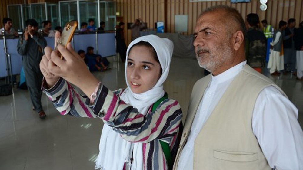 Father of Afghan robotics team captain