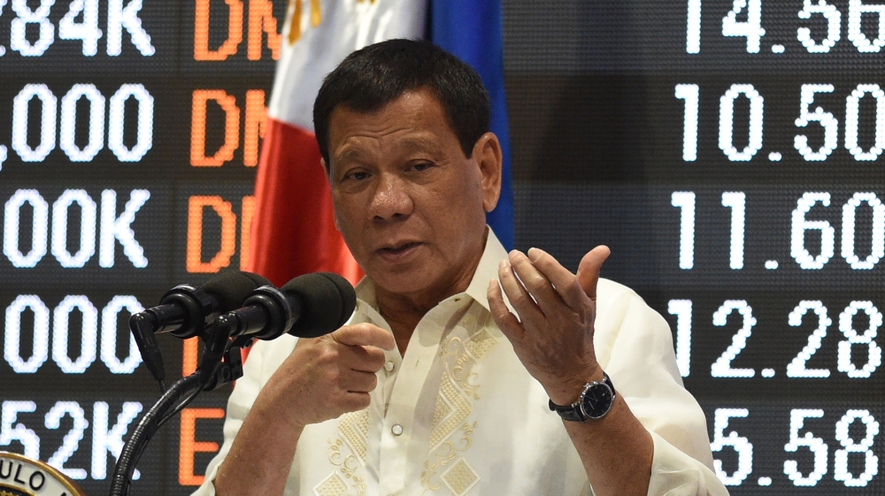 PHILIPPINES-POLITICS-FINANCE-DUTERTE