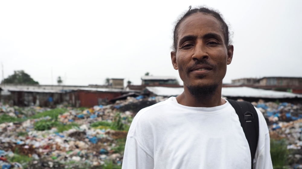 Winston Graham, 39, worked as a cook for Charles Taylor's army [Lorraine Mallinder/Al Jazeera]