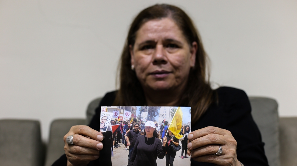 Fadwa spent every waking moment advocating on behalf of Palestinian prisoners during a recent mass hunger strike [Jaclynn Ashly/Al Jazeera]