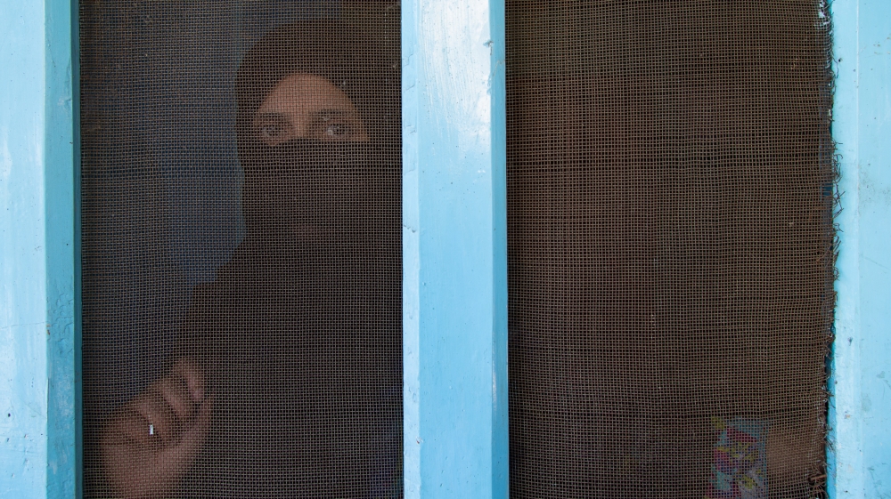 Reyaz, a victim, has not left her house since the incident on October 5 [Baba Tamim/Al Jazeera]