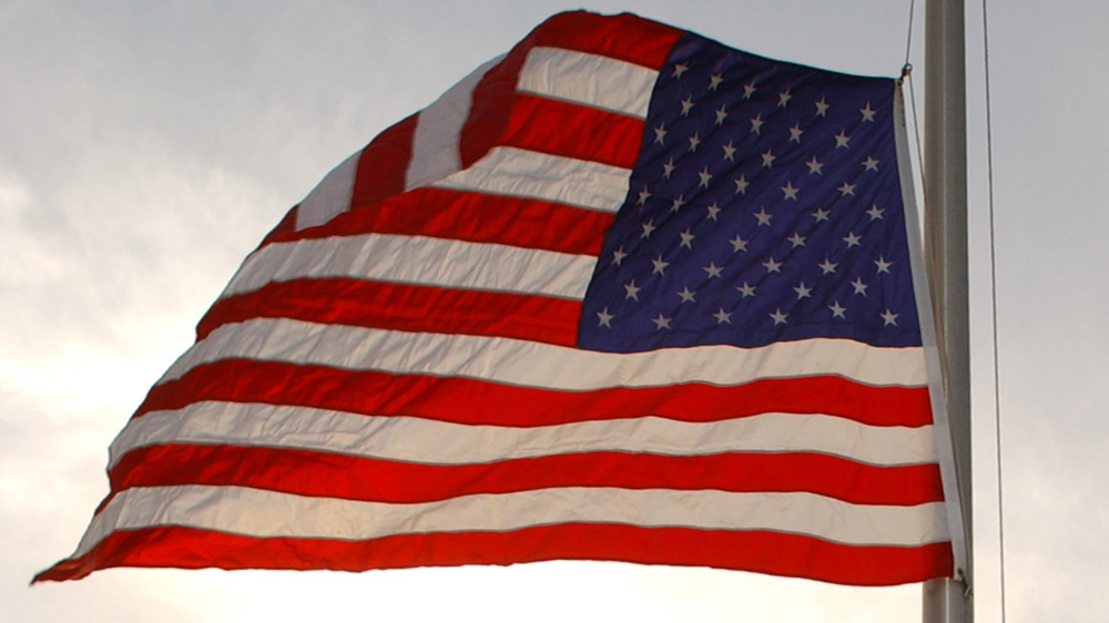 Veterans day US flag