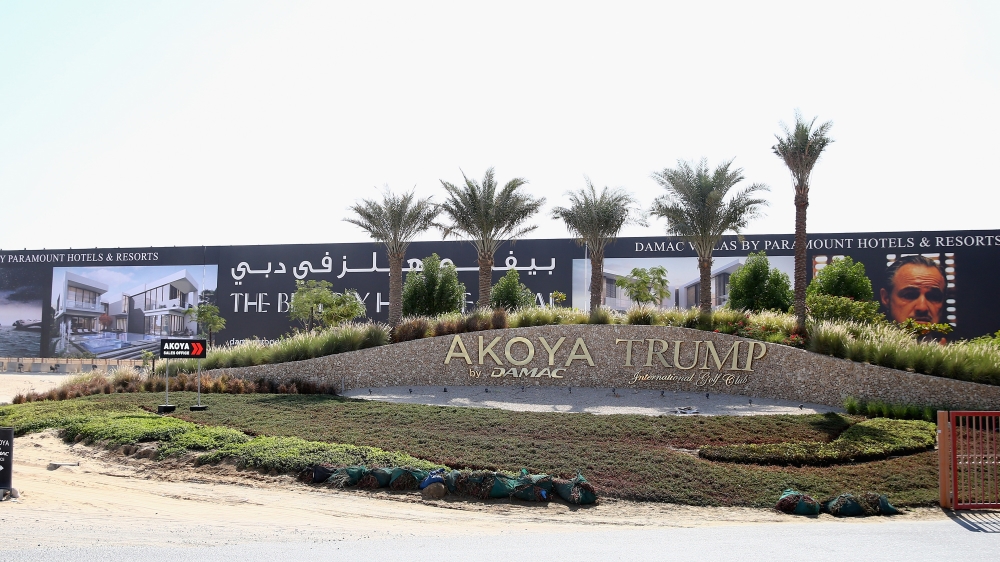 The Akoya by Damac Trump International Golf Club in Dubai was opened in February 2017 [Getty Images/Francois Nel]