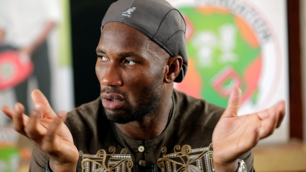 Drogba in Ivory Coast - Reuters
