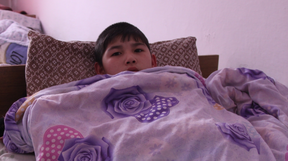  Feruza Kenzhetaeva was left at an orphanage for children with disabilities as her parents cannot adequately look after her [Nikolay Korzhov/Al Jazeera] Feruza Kenzhetaeva was left at an orphanage for children with disabilities as her parents cannot adequately look after her [Nikolay Korzhov/Al Jazeera]