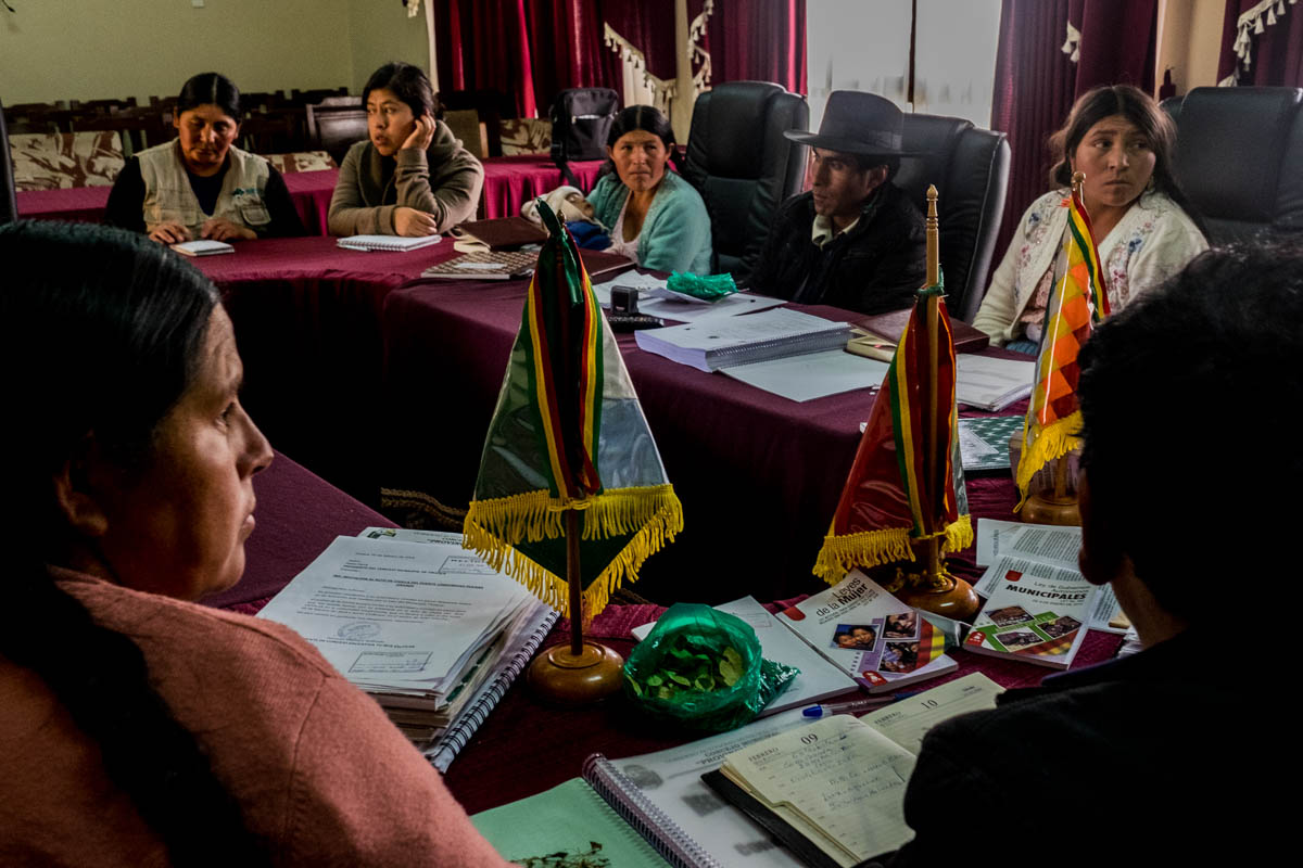 In workshops women learn to stand up and speak up for themselves. They learn that their opinions matter and that men also have to respect their voice (9-2-2018). According to the law fifty percent of