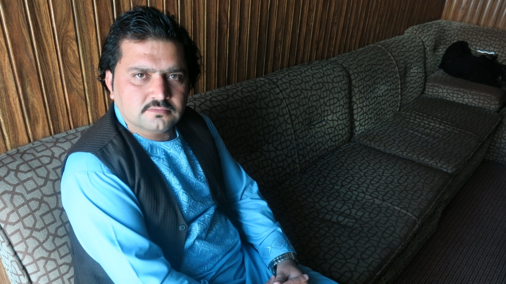 Shaukat Wazir, 28, a singer from Wana, says that while the Taliban may be gone, musicians still battle strict conservative social values [Asad Hashim/Al Jazeera]