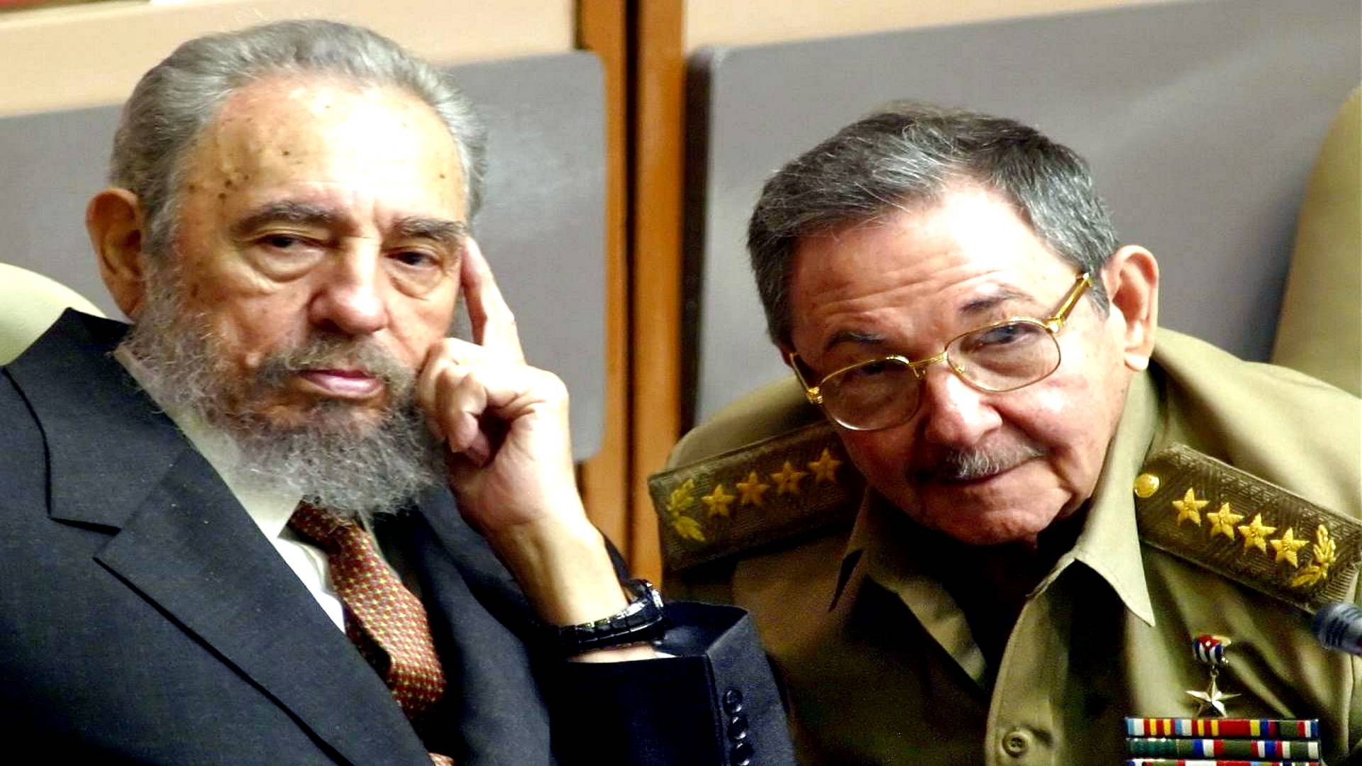 Fidel and Raul Castro