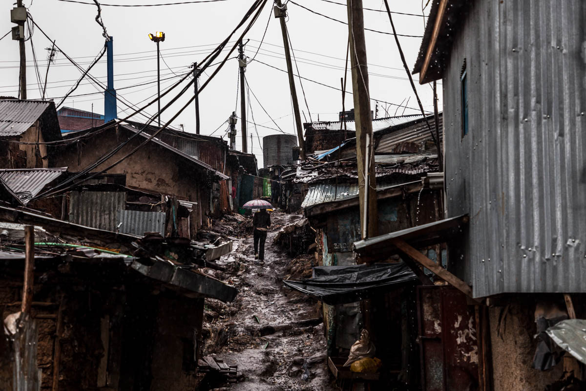 In Kibera, women and children bear the burnt of heavy rains