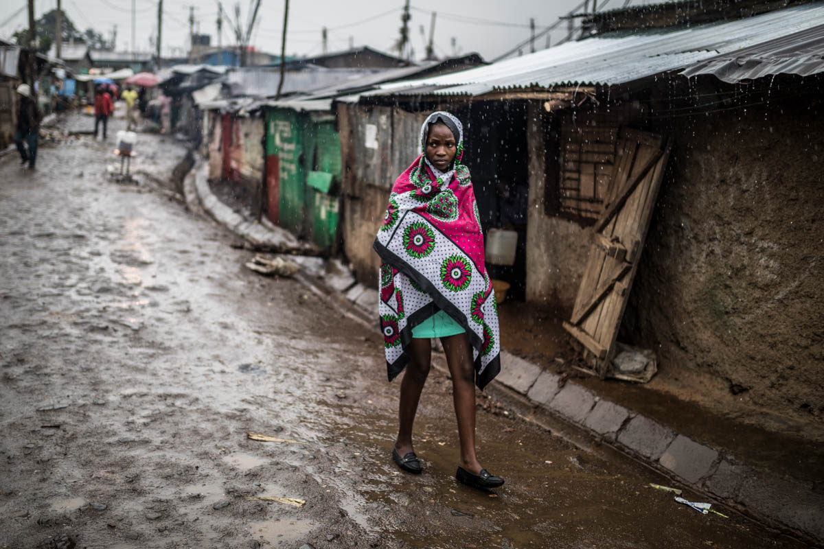 In Kibera, women and children bear the burnt of heavy rains 
