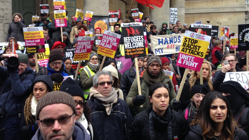 London anti racist protests