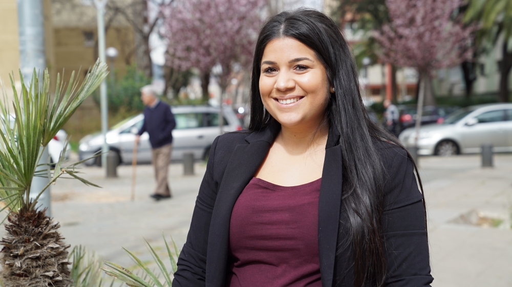 Susana Martinez Heredia is a Roma activist who seeks to revive the Romani language in Spain [Brietta Hague/Al Jazeera]