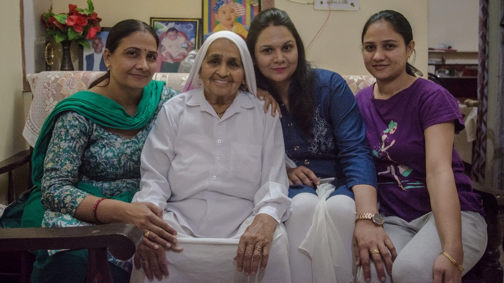 
Tomar says she believes in equal gender rights and trains women in self-defence [Haziq Qadri/Al Jazeera]
