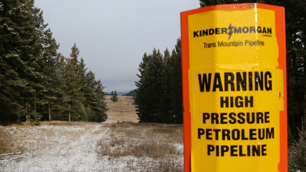 Kinder Morgan''s Trans Mountain Pipeline, British Columbia, Canada 2016