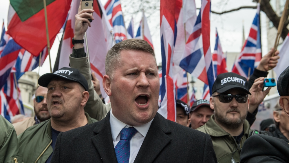 The English Defence League And Britain First March In London