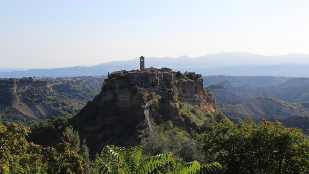 In 1944, retreating German troops blew up the only bridge connecting Civita to towns across the valley [Josephine McKenna/Al Jazeera]