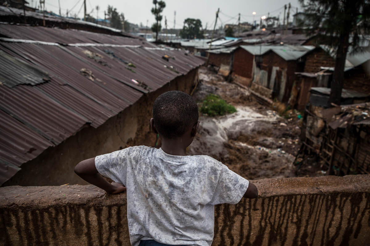 In Kibera, women and children bear the burnt of heavy rains