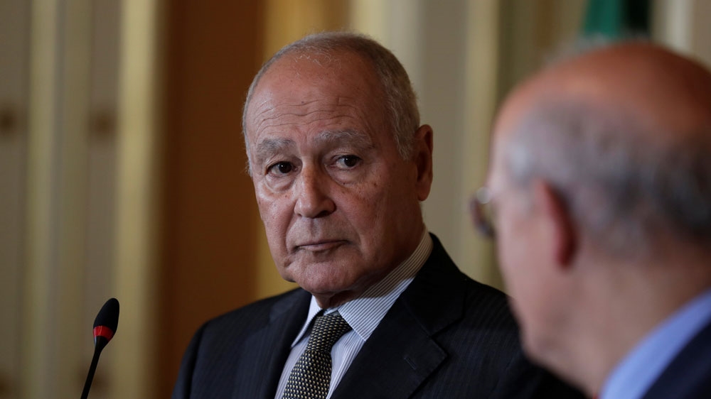 Arab League Secretary-General Ahmed Aboul Gheit
