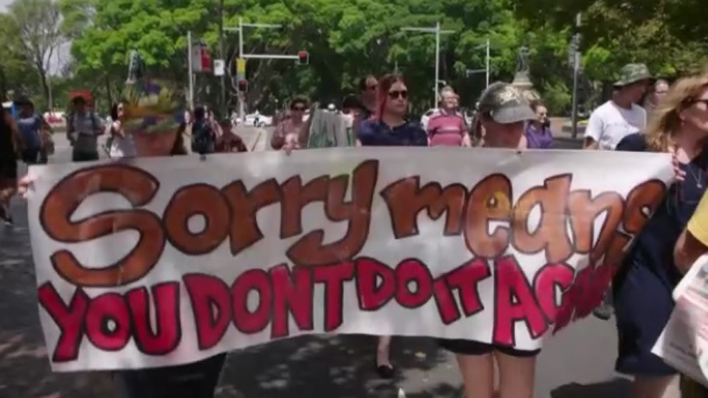 Sorry means you dont do it again